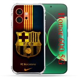 Coque Renforcée Pour Honor 600 5G Foot FC Barcelone Vintage
