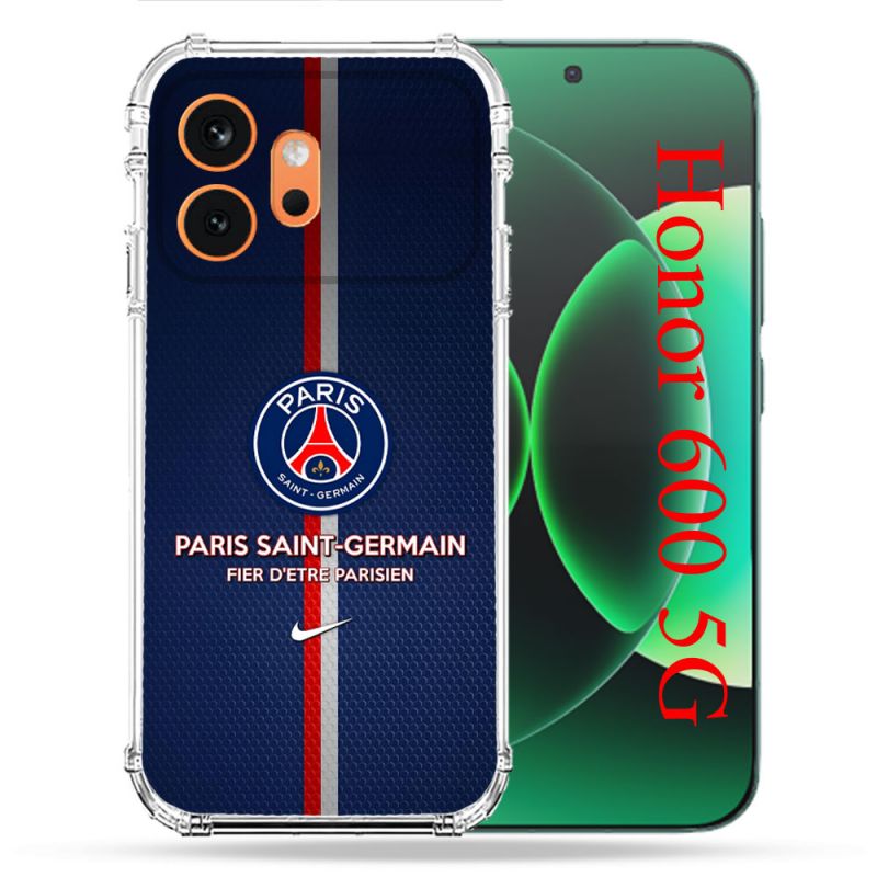 Coque Renforcée Pour Honor 600 5G Foot PSG Fier