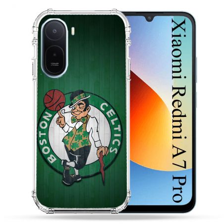 Coque Renforcée Pour Xiaomi Redmi A7 Pro Basket Boston Celtics