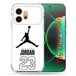 Coque Renforcée Pour Honor 600 5G Jordan 23 Blanc