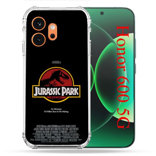 Coque Renforcée Pour Honor 600 5G Jurassic Park Affiche