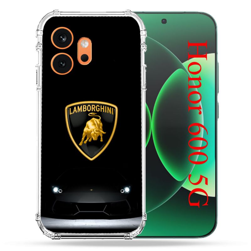 Coque Renforcée Pour Honor 600 5G Lamborghini Noir