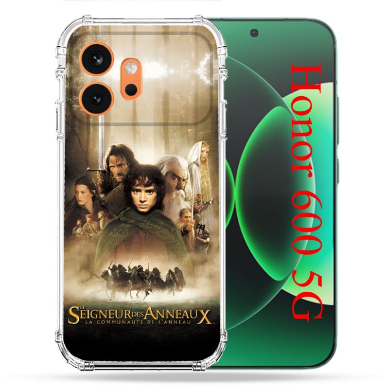 Coque Renforcée Pour Honor 600 5G Le seigneur Des Anneaux Affiche