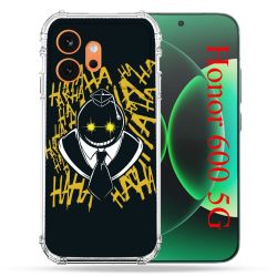 Coque Renforcée Pour Honor 600 5G Manga Assassination Classroom Kuro Noir
