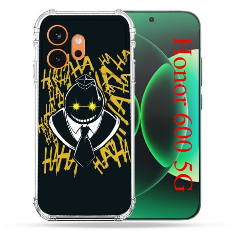 Coque Renforcée Pour Honor 600 5G Manga Assassination Classroom Kuro Noir