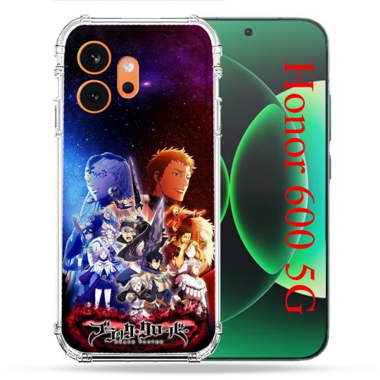 Coque Renforcée Pour Honor 600 5G Manga Black Clover Affiche