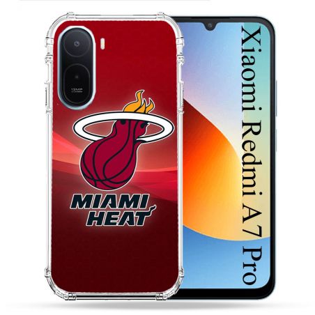 Coque Renforcée Pour Xiaomi Redmi A7 Pro Basket Miami Heat