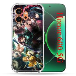 Coque Renforcée Pour Honor 600 5G Manga Demon Slayer Groupe