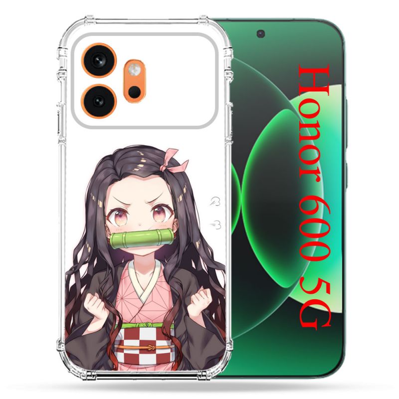 Coque Renforcée Pour Honor 600 5G Manga Demon Slayer Nezuko