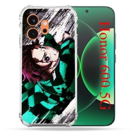 Coque Renforcée Pour Honor 600 5G Manga Demon Slayer Tanjiro