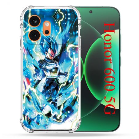 Coque Renforcée Pour Honor 600 5G Manga Dragon Ball Vegeta Bleu