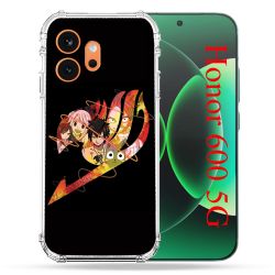 Coque Renforcée Pour Honor 600 5G Manga Fairy Tail Logo Noir