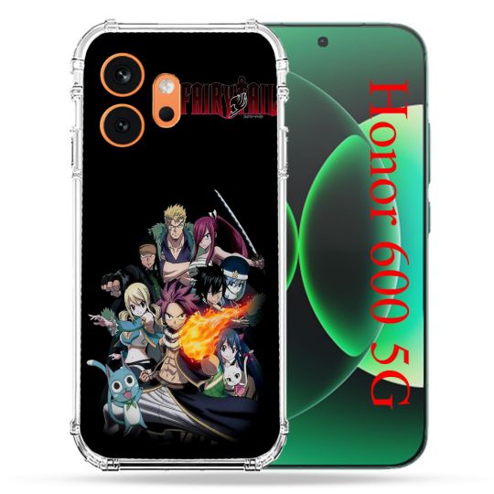 Coque Renforcée Pour Honor 600 5G Manga Fairy Tail Logo Team