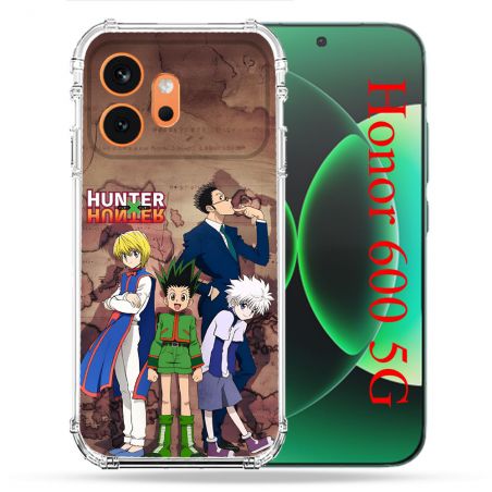 Coque Renforcée Pour Honor 600 5G Manga Hunter X Hunter Vintage