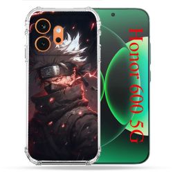Coque Renforcée Pour Honor 600 5G Manga Naruto Kakashi Dark