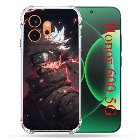 Coque Renforcée Pour Honor 600 5G Manga Naruto Kakashi Dark