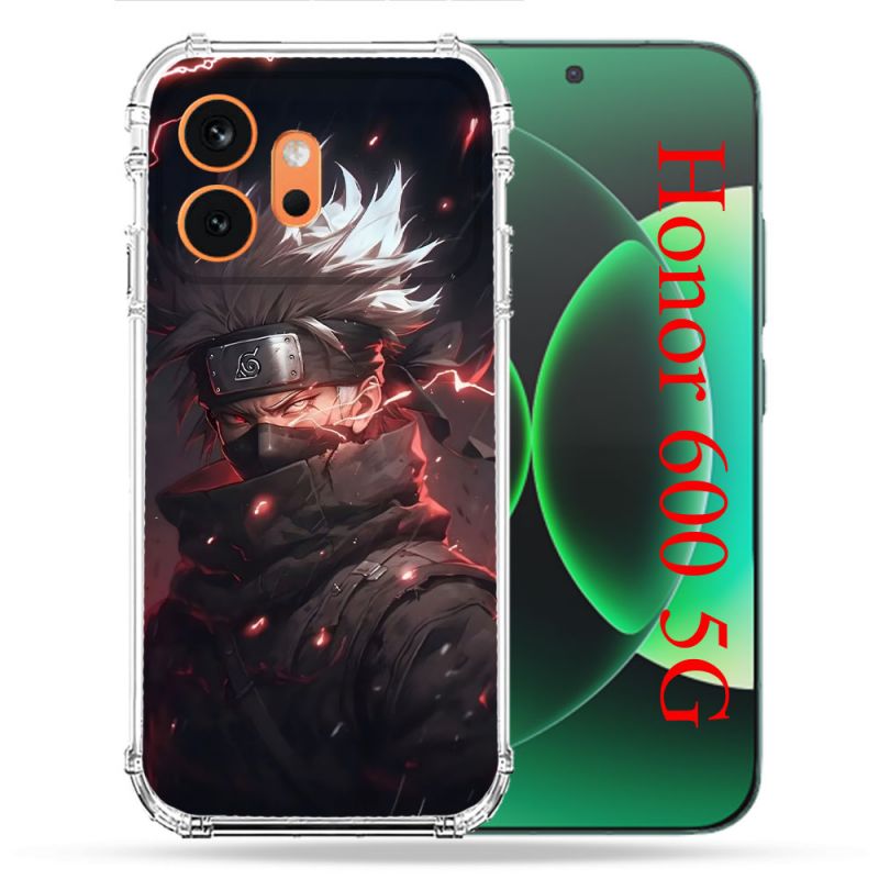 Coque Renforcée Pour Honor 600 5G Manga Naruto Kakashi Dark