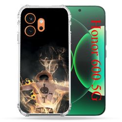 Coque Renforcée Pour Honor 600 5G Manga One Piece Ace Noir