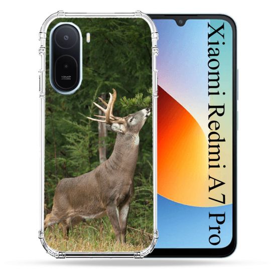 Coque Renforcée Pour Xiaomi Redmi A7 Pro Chasse Cerf