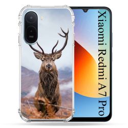 Coque Renforcée Pour Xiaomi Redmi A7 Pro Chasse Chevreuil Montagne