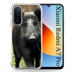 Coque Renforcée Pour Xiaomi Redmi A7 Pro Chasse Sanglier bois
