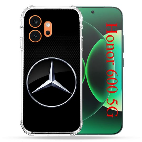 Coque Renforcée Pour Honor 600 5G Mercedes Carbone