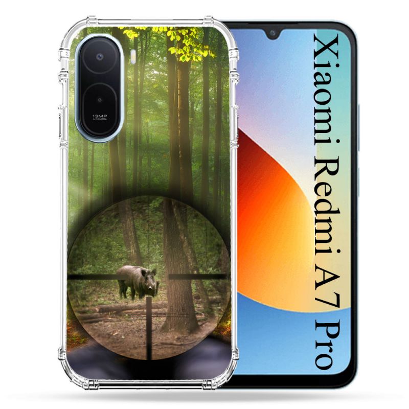 Coque Renforcée Pour Xiaomi Redmi A7 Pro Chasse Sanglier Viseur