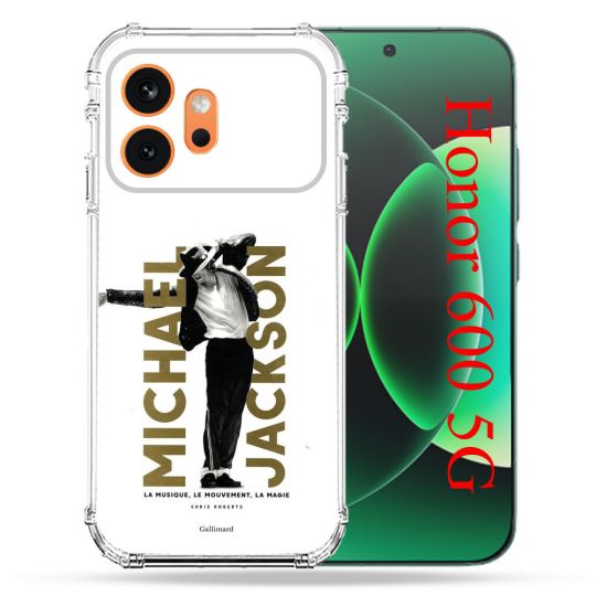 Coque Renforcée Pour Honor 600 5G Michael Jackson Blanc