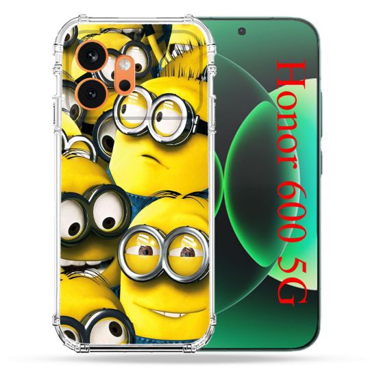 Coque Renforcée Pour Honor 600 5G Minions Groupe