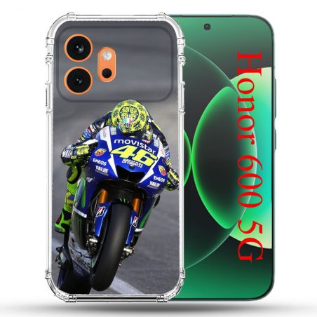 Coque Renforcée Pour Honor 600 5G Moto Course GP Wheeling 46