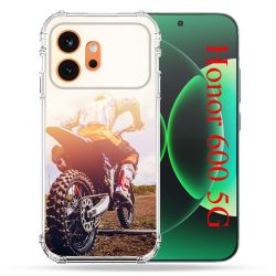 Coque Renforcée Pour Honor 600 5G Moto Cross Soleil