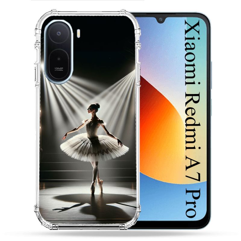 Coque Renforcée Pour Xiaomi Redmi A7 Pro Danseuse Lumière
