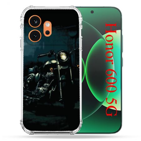 Coque Renforcée Pour Honor 600 5G Moto Harley Vintage