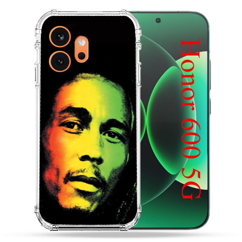 Coque Renforcée Pour Honor 600 5G Musique Bob Marley 2