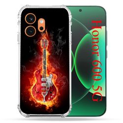 Coque Renforcée Pour Honor 600 5G Musique Guitare Electrique