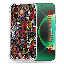 Coque Renforcée Pour Honor 600 5G Musique Rock Groupe