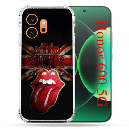 Coque Renforcée Pour Honor 600 5G Musique Rolling Stones