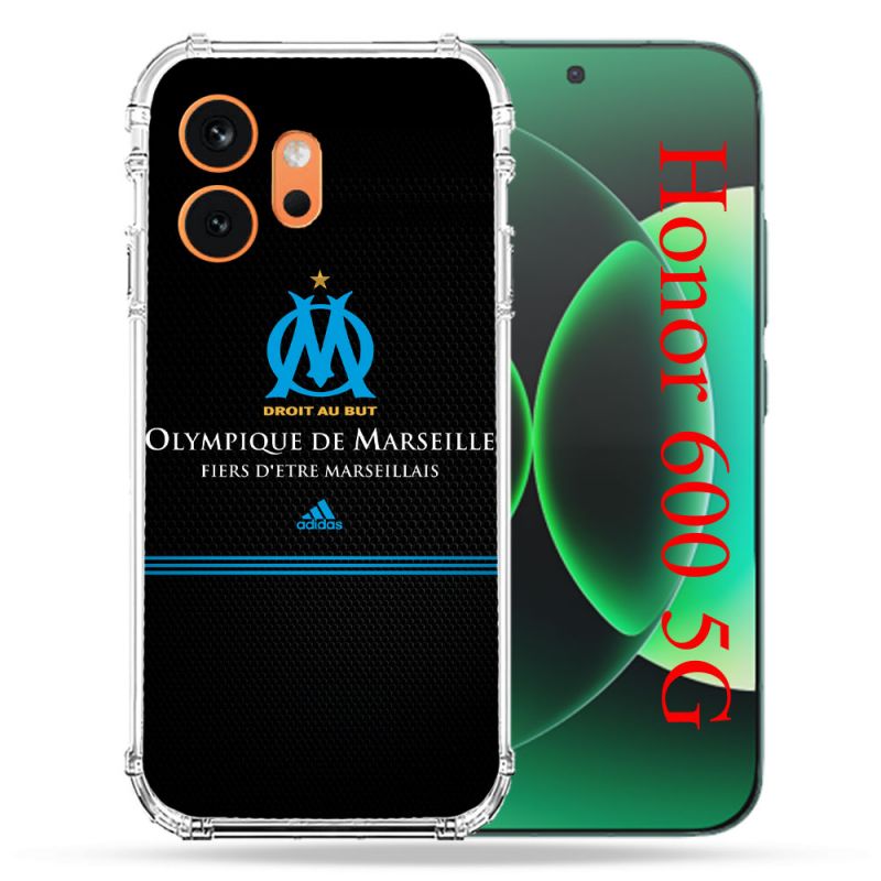 Coque Renforcée Pour Honor 600 5G Olympique Marseille OM Fier etre Marseillais