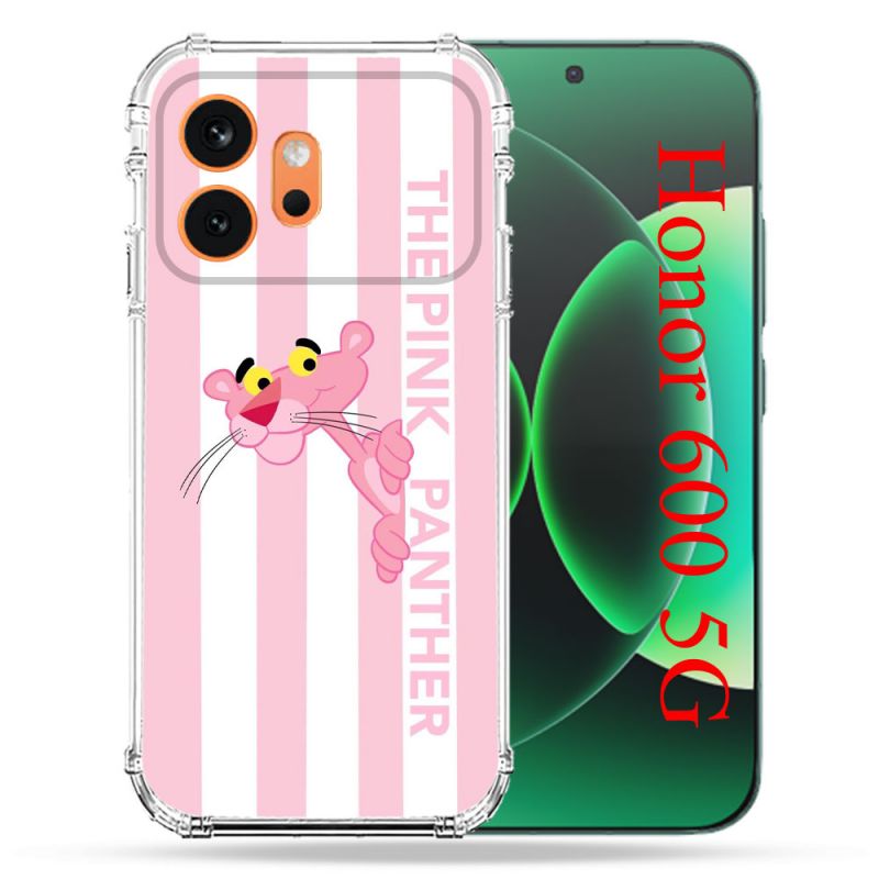 Coque Renforcée Pour Honor 600 5G Panthere Rose