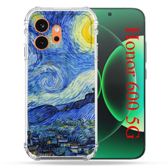 Coque Renforcée Pour Honor 600 5G Peinture La nuit étoilée
