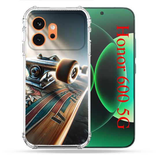 Coque Renforcée Pour Honor 600 5G Planche Skate