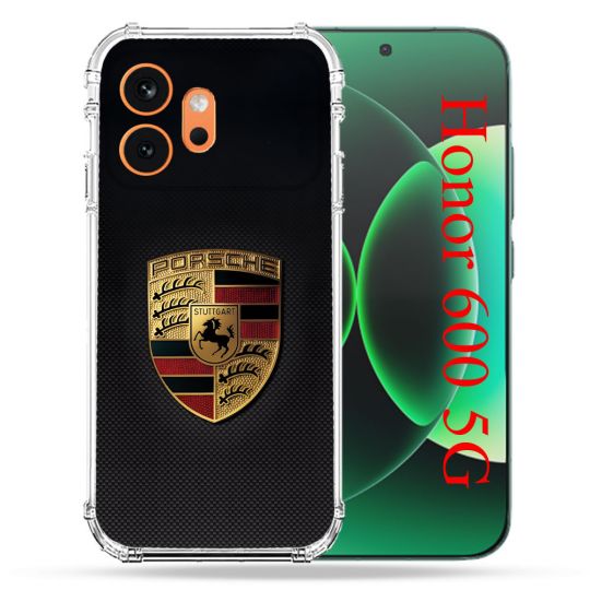 Coque Renforcée Pour Honor 600 5G Porsche Carbone