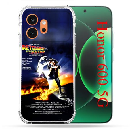 Coque Renforcée Pour Honor 600 5G Retour Vers Le Futur Affiche
