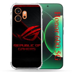 Coque Renforcée Pour Honor 600 5G ROG Rouge