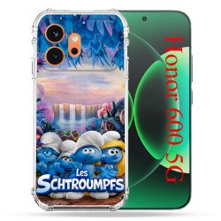 Coque Renforcée Pour Honor 600 5G Schtroumpfs Forêt