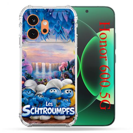 Coque Renforcée Pour Honor 600 5G Schtroumpfs Forêt