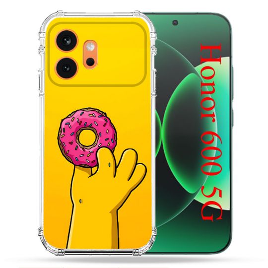 Coque Renforcée Pour Honor 600 5G Simpson Donuts