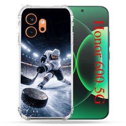 Coque Renforcée Pour Honor 600 5G Sport Hockey sur Glace