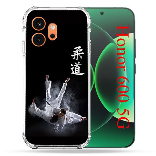Coque Renforcée Pour Honor 600 5G Sport Judo Noir