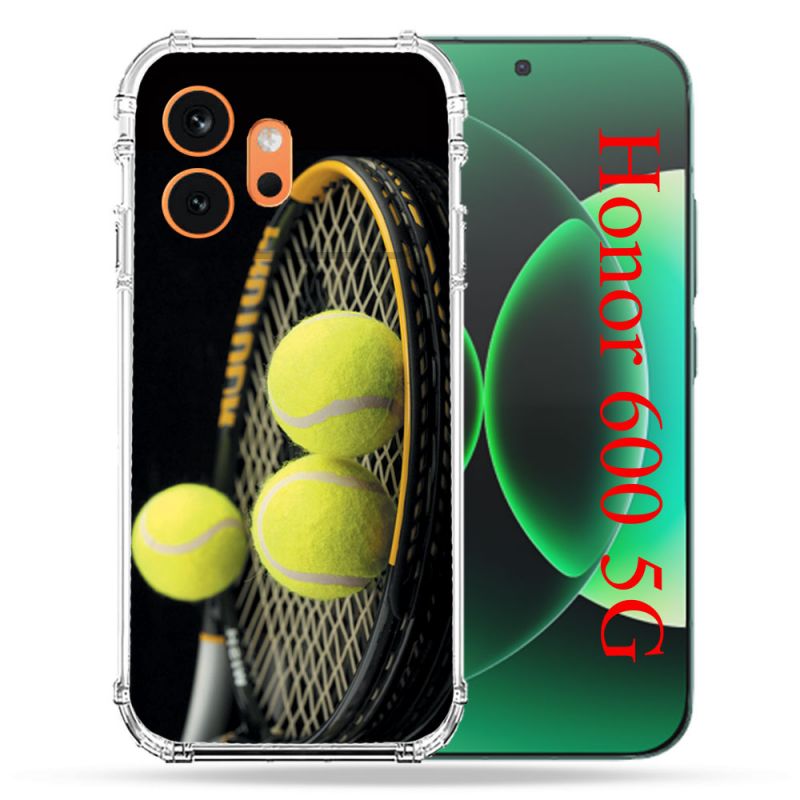 Coque Renforcée Pour Honor 600 5G Sport Tennis Balls